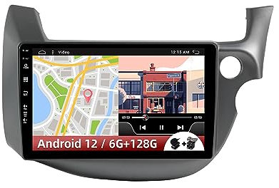 10 IPS 2 Din Android 14 Car Radio Stereo Suitable For Honda Fit/Jazz RHD 2007-2014 - [6G+128G] - [Built-in Carplay+DSP+GPS Navi ] - Free Camera+Mic - SWC 4G WiFi AUX DAB BT RDS Head Unit