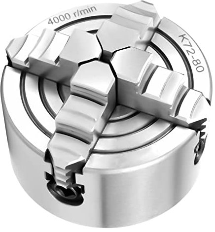 K72-80 3Inch K72-80 4-Jaw Independent &ersible Jaw Metal Lathe Chuck Turninghine Accessories 80Mm 4 Jaw Lathe Chuck