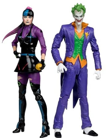 McFarlane Toys DC Multiverse The Joker & Punchline Actionfigur, 17,8 cm, 2 Stück