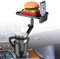 Car Cup Holder Expander with Multifunctional Automotive Cup Swivel Tray 360º Adjustable with Rotating Arm Phone Slot Car Interior Organizer Extendable Base