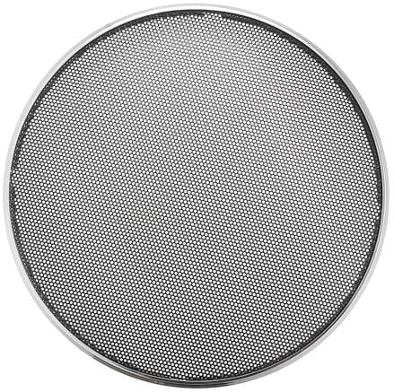 X AUTOHAUX Universal 6 Car Speaker Grills Cover Mesh Round 6 Inch Audio Speaker Subwoofer Guard Protector Case Iron Plating Silver Tone Black - Pack of 1