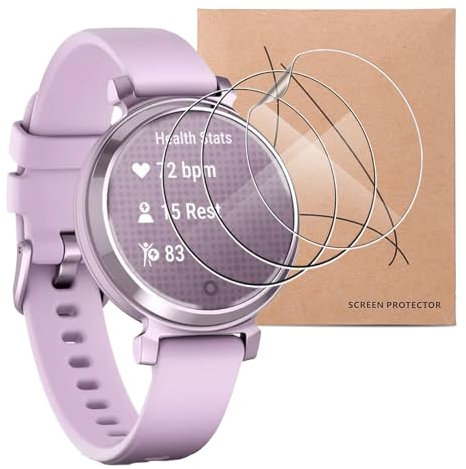 KZIOACSH for Garmin Lily 2/Lily 2 Active/Lily 2 classic Screen Protector, 3 Pack Ultra-thin [HD Clear] Anti-Scratch [NOT GLASS] Touch Sensitive Anti-Oil Self-Healing TPU Screen Protector