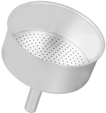 Coffee Pot Replacement Funnel Fits for Mocha Coffee Maker Pot 9-Cup,Aluminium Funnel Filter,Moka Pot Funnel Replacement(1 Pcs 9-Cup)