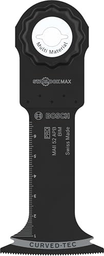 Bosch 10x Hoja multiherramienta PRO Multi Material MAII 52 APB (para Madera con clavos, Panel sándwich de metal, Anchura 52 mm, Professional Accesorios Multiherramienta)