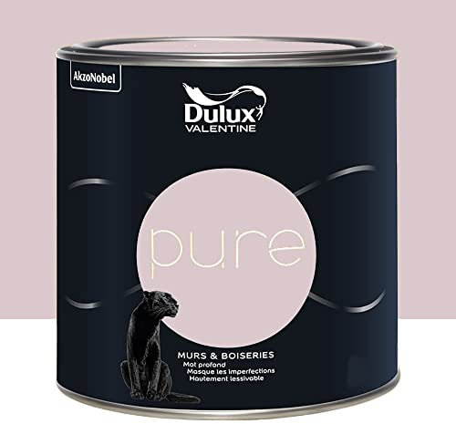 Dulux Valentine Peinture murs & boiseries Pure Rose 0,5 L