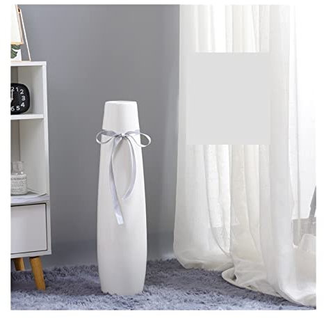 SaryEdge Vase Tabletop Flower Vase Outdoor Garden Floor Planter Plant Street Simple Large Ceramic Living Room Hallway Bedroom Dried Flower Arrangement Vase Vases(61cm