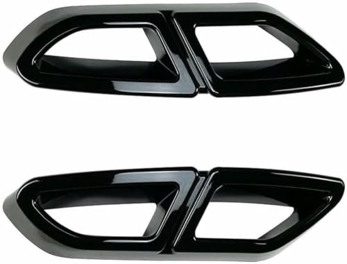 LSYSND Auto-Rohr-Heckabdeckung, Auspuff-Endrohrabdeckung, für Volkswagen Arteon Passat B8 Tiguan Touareg Golf 8 2015-2023