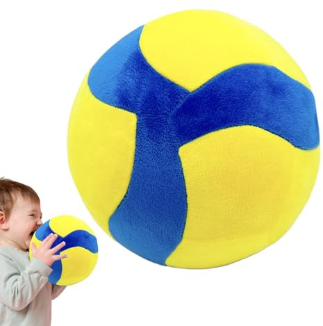 DzpKrka Volleyball Stofftier, Niedliche Volleyball Deko Plüschspielzeug, Weiches Schmusekissen Wohnaccessoires, Lustige Geschenkideen Geburtstag Partydekoration
