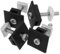 CIYODO 4 Pièces Supports de Montage Solaire Aluminium Z Bracket avec Vis Système de Fixation pour Panneaux Solaires sur Toit pour Rv Bateaux