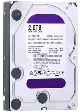 JXCHSWOU Disque Dur de Surveillance NVR 4 to DVR HD CCTV 1 to 2 to 3 to 500 Go SATA III 64 Mo 3,5 Disque Dur d'enregistreur vidéo(3TB)