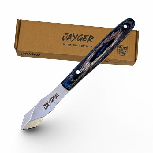 Marking Knife – Long Neck Thin Blade Scribing Tool with Dual Grooves for Woodworking | Carbon Steel Double-Beveled Blade for Precision Wood Carving & Fine Line Marking in Narrow Grooves