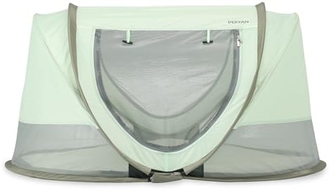 Deryan Scott Baby & Kinder Reisebett - ab Geburt bis 3 Jahre, Pop Up Kleinkindbett Babyzelt in 2 Sekunden aufgestellt, inkl. Moskitonetz & Reisetasche, Schnell & Kompakt Faltbar (Grün)