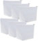 Aspire 6-Pack 12oz Heavy Duty Canvas Aufbewahrungstaschen, 9,5 x 5,5 x 3 Zoll weiße Tasche, Weihnachtsgeschenktüte