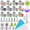 Douille Patisserie Poches a Douille 59 Pcs, Nifogo Douille Patisserie Russes, Kit Patisserie, Accessoire Patisserie, Ustensiles à Pâtisserie