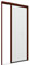 Zanzanet Zanzariera laterale orizzontale su misura frizionata New Euro cassonetto 38mm binario 4mm porta finestra giardino balcone personalizzabile 14 colori 2 reti Made in Italy Marrone