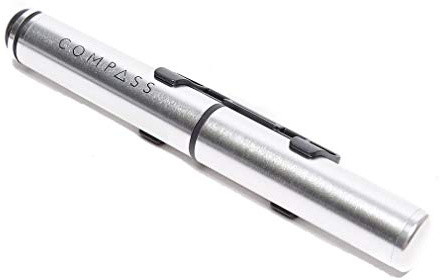 Compass Mini Bike Pump, Silver, One Size