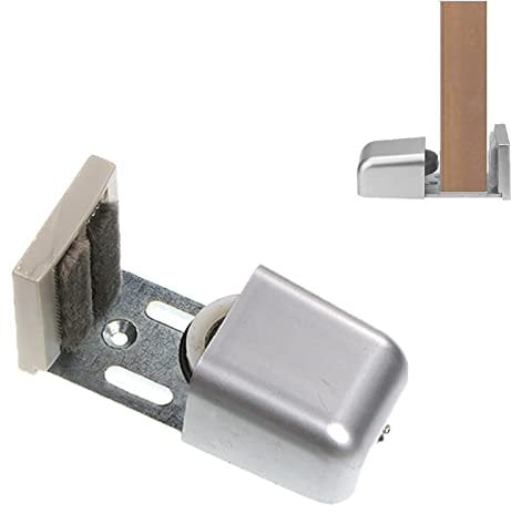 Sliding Door Track Kit, Adjustable Length Floor Guide, Hardware for Barn Gate and Rolling Doors