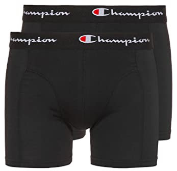 Champion Core X2, Boxer aderenti Uomo, Nero, L