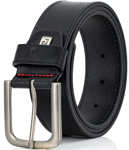 Pierre Cardin Herren Gürtel, schwarz, Bundweite 135 cm Gesamtlänge 150 cm W 52 XXXXL