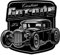 Samunshi Custom Garage Hot Rod Aufkleber Autoaufkleber für Motorrad Fahrrad Roller oder Auto Sticker Chopper Hot Rod Bopper Enduro Motocross Rockabilly Vintag (20x18cm Custom Garage Hot Rod)