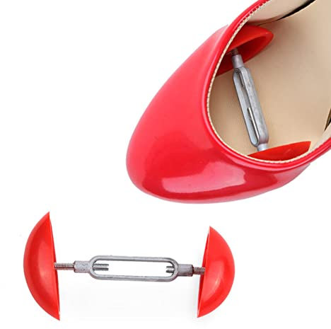 TUKNN Écarteurs de Chaussure,Réglable Embauchoirs,Tendeur de Chaussures,Hommes Femmes Extenseur de Largeur,Chaussure ÉLargisseur,Embauchoir Chaussure,Elargisseur Chaussure,Mini Embauchoirs,Rouge