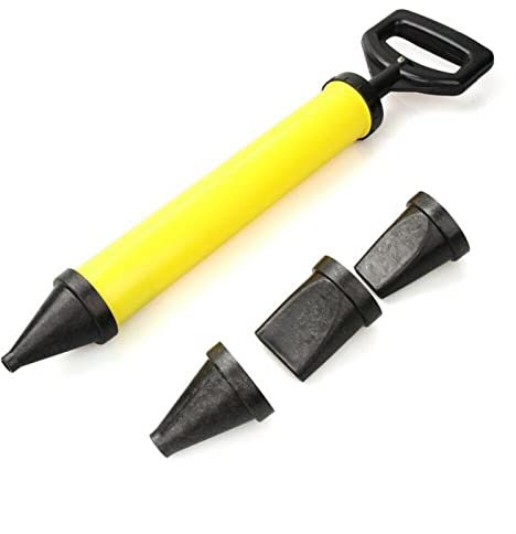 Paint spray gun Stainless Steel Caulking Gun Cement Lime Pump 4 Nozzle Set Grouting Mortar Sprayer Applicator Grout Filling Tools Sand Blaster Gun Kit