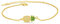 LINSTER Bracelets de Cheville Ananas Femme Argent Sterling 925 Plaqué Or 14K Réglable Ananas Bracelets de Cheville Plage Bracelets de Cheville Été Pied Bijoux Cadeaux pour Femmes