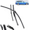 Für BMW 3er Serie 320d 330d 335d 316d 318d 320i 328i Touring Für Kombi F31 2011–2019 Scheibenwischer vorne und hinten, Scheibenwischerblätter-Set