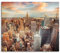 Skyline von New York Herdabdeckplatte & Spritzschutz aus Echtglas | Für Herd-Kochfelder | 60x52 cm