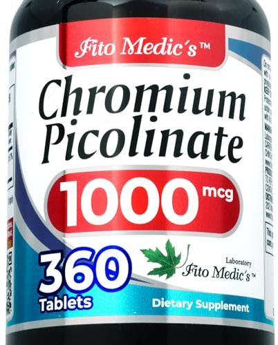 Lab | Chromium picolinate | Chromium | picolinato de cromo | 360 Tablets