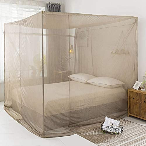 Quadratischer Baldachin mit hohem Strahlenschutz, EMF-blockierender WiFi-Strahlungsschutz, Betthimmel, Anti-Mücken-Schlaflosigkeitslinderung, 86,6 * 86,6 * 86,6 Zoll, 86,6 * 86,6 * 86,6 Zoll