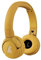POGS Bluetooth wireless kids headphones | The Gecko 2 | Adjustable, foldable, durable headphones for kids 3+ | Volume limited 85 dB | Microphone | On-Ear | Wireless music-sharing function (rYellow)