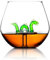 Bar Bespoke Loch Ness Glas - Scotchglas mit Nessie Glasfigur