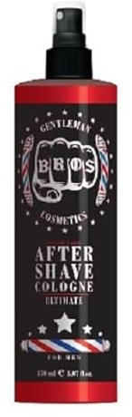 BROS - Eau de Cologne - After Shave Men - Duftwasser Rasierwasser, Erfrischt, kühlt, langanhaltender Duft, Pump-Spray - verhindert Rasurbrand und Pflegt nach der Rasur. (150ml, Ultimate)
