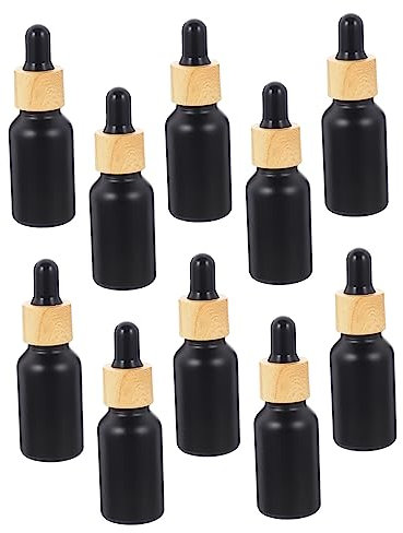 MERRYHAPY 10pièces Bouteilles Mat Avec Pipette Flacons Pour Huiles Essentielles Et