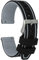 sourcing map Silicone Watch Bands 20mm Soft Quick Release Watch Bands, Black Gray