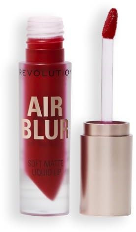 Revolution, Air Blur Matte Liquid Lipstick, Long-Lasting Lip Colour, Face Makeup, Vegan & Cruelty-Free, Fiery Red, 3.5ml