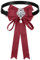 HJZHII Fliege für Frauen, Bluse Mit Schleife Vorgebundene Verstellbare Fliege Strass Krawatte Damen Vorgebundene Bowknot Fliege Clip Auf Strass Band Perle Krawatte für Uniform Shirt Hochzeit Cosplay