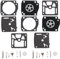 OTOTEC 2 Set Chainsaw Carburetor Diaphragm Repair Kit Replaces RB-122 Compatible with Husqvarna 346XPT 351 353 340 345 Chainsaw