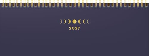 rido/idé Querterminbuch Premium Young Line 2027 „Moon“ | 29,7×10,5 cm, Papier