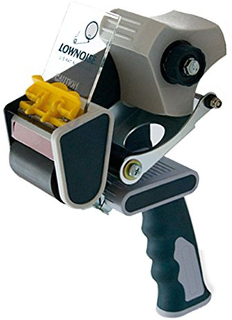 Verpacking Handabroller Standard oder LowNoise mit auswechselbarem Messer, f??r Klebebandrollen bis 50 mm Breite und verstellbarer Rollenbremse (Handabroller LowNoise, Dunkelblau/Grau)