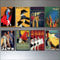 Art Deco Vintage Posters fridge magnets set of 8