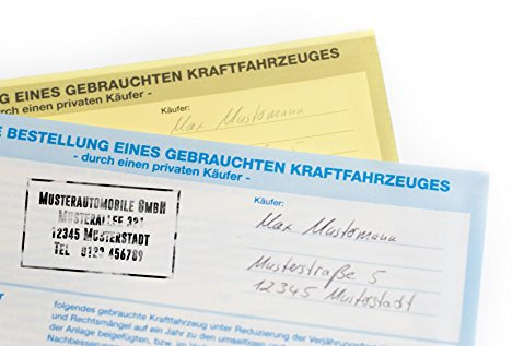 KFZ Auto Kaufverträge 2fach Ausführung Durchschreibsatz A4 Block, AGB's Vorlage (50)