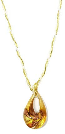 Venetiaurum - Collier pour femme en véritable verre de Murano et argent 925 - Bijou Certifié Made in Italy