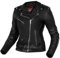 OZONE MOTO Classic Lady Motorradjacke Damen | Leder | Ellbogen und Schulterprotektoren | 5 Taschen | Taille Anpassung