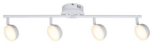 Rabalux 5625 LED Spotleuchte Hedwig Metall matt weiß B:71,5cm Farbtemperatur einstellbar, dimmbar, mit Fernbedienung