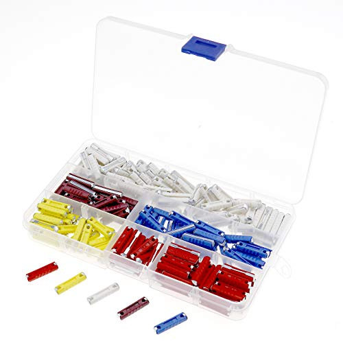 200PCcs Auto Torpedo Sicherungen Box Kit 5A 8A 16A 25A 40A Keramik Continental Sicherungen Sortiment Ersatz