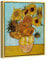 Wieco Art Gold Framed Sunflower by Vincent Van Gogh Modern Floral Canvas Prints Flowers Pictures on Canvas Wall Art for Home and office Decorations