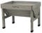 VegTrug® Hochbeet Classic - platzsparender Pflanzkasten für Balkon & Terrasse 210 L Volumen inkl. Pflanzvlies - Frühbeet ergonomische V-Form für Gemüse Kräuter Blumen - Grey 103x76x80 cm