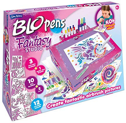 John Adams , BLOPENS Fantasy Studio: Create Fantastic Airbrush Pictures, Arts & Crafts, Ages 4+